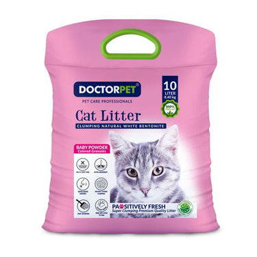 Cat Litter Baby Powder 10L Tela